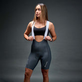 BIB SHORT BLACK ULTIMATE 3.0 GRIS GRIS WOMAN